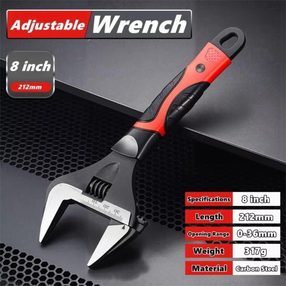 Klemmenøkkel Universalnøkkel Stor Åpen Rørleggerreparasjonsverktøy Justerbar Nøkkel Håndreparasjonsverktøy