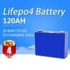 120AH Lithium-ion Battery Solar CATL Lifepo4 3.2V, 4000 Cycles