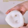 Cake Kitchen Baking Decoration Accessories 3D Cute Milk Pudding Silicone Mold Jelly Bowl Cake White Cold Ice Powder Mold