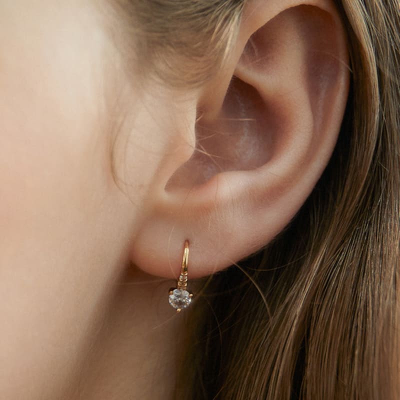 Tatiana (925 Silver) Cubic Sonata Hoop Earrings EC3165