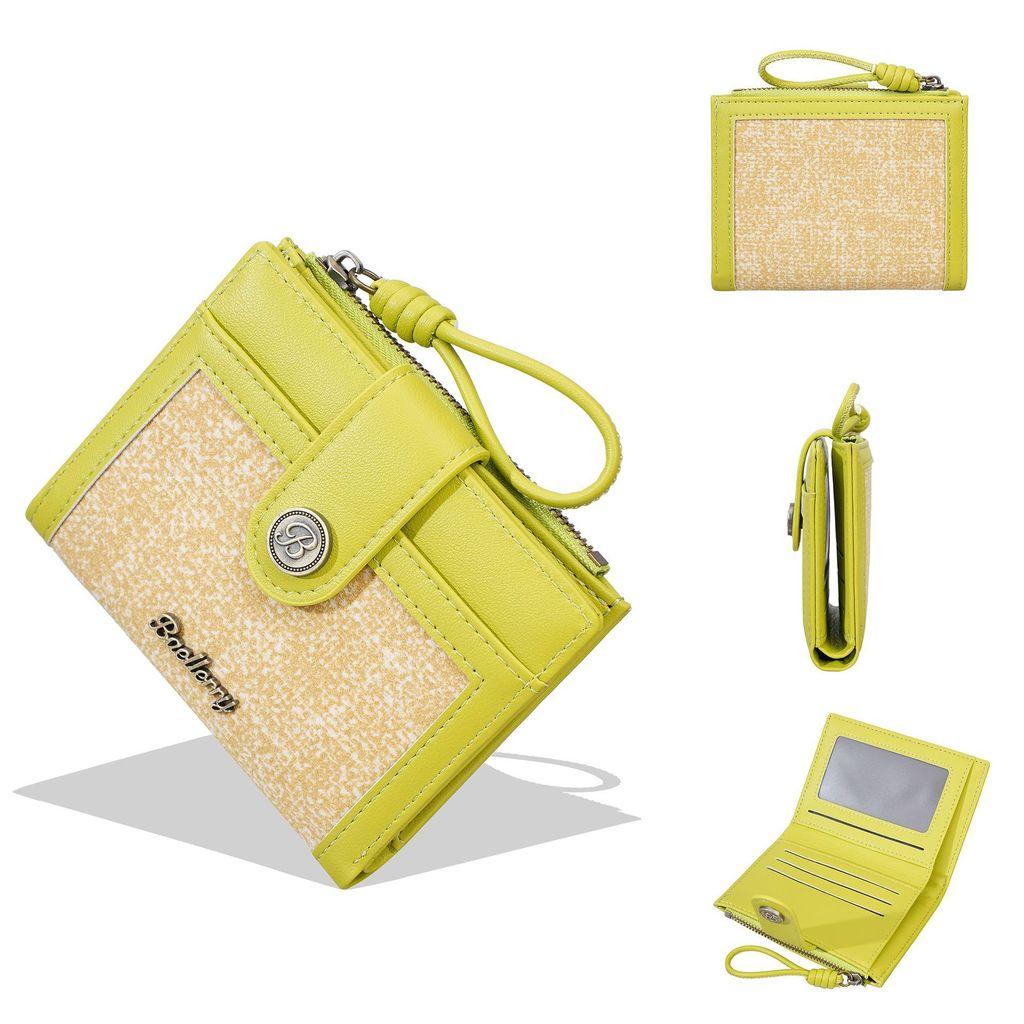 Crossborder Style Leather Wallet For Women With Multiple Card Slots And Zipper Coin Pocket
