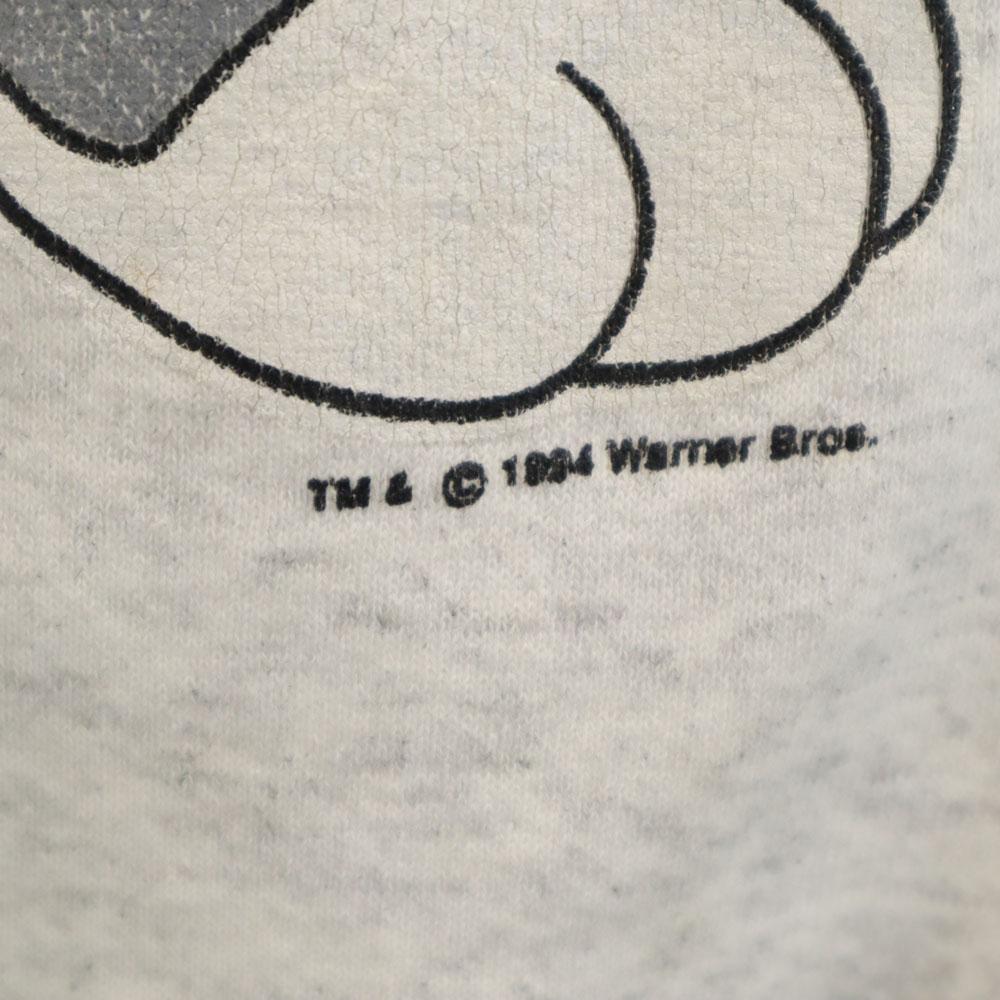 LOONEY TUNES 90s Old Warner Brothers made in the USA Long sleeve sweat trainer Men's Used