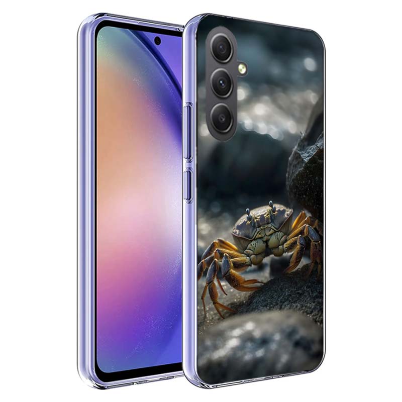 

Unique Animal Crab Phone Case for Samsung A17 A37 A57 A07 A16 A26 A36 A56 A06 A02S A12 A22 A32 A52S A04S A14 A24 A34 A54 A03 A13 Samsung A14 5G