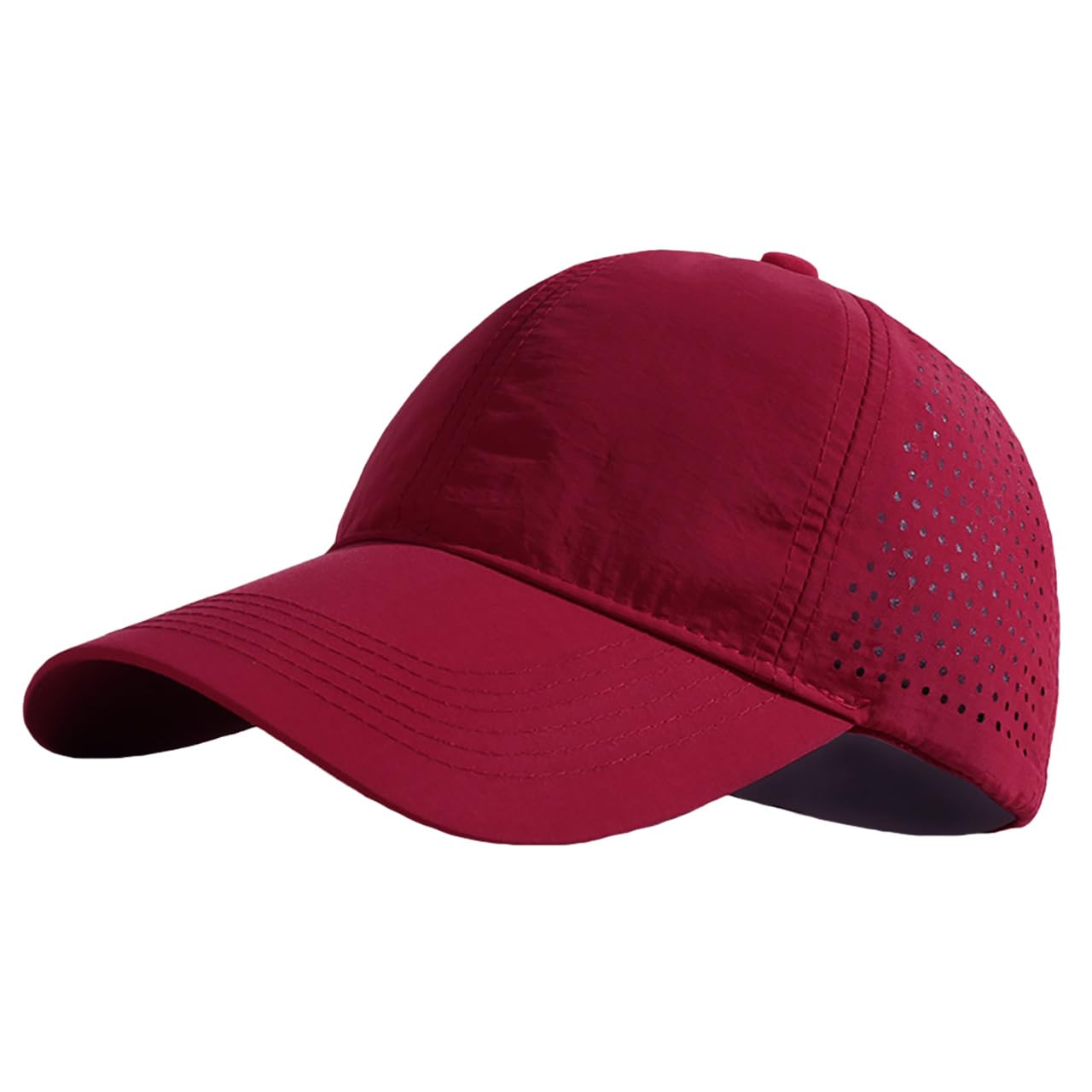 

Cap Hat Waterproof Mesh Running Sports Breathable UV Protection Men Women CZ972 [White Fang] (Wine) винный
