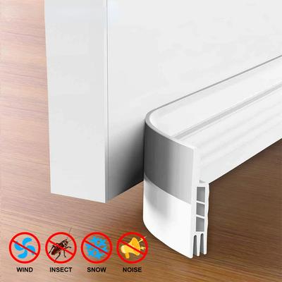 Door Bottom Seal Strip Under Door Weatherstrip Sealing Strips Draft Stopper Door Seal Anti-Cold Gap Blocker Windproof