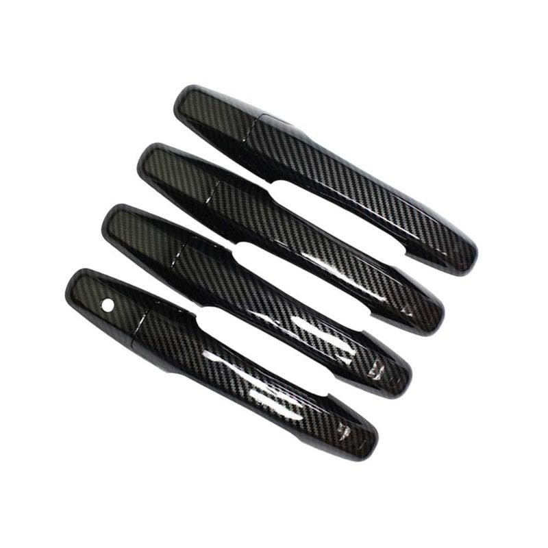 Car Decoration Door Handle Cover For Honda Civic 8th 2006-2011 Carbon Fiber Car Styling Exterior Accessories  Upgrade