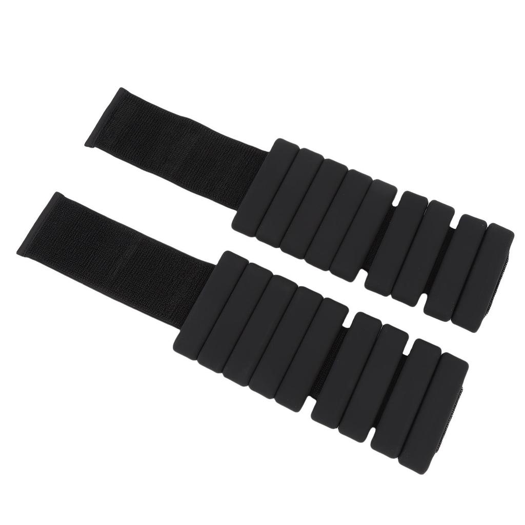 2PCS Wrist Ankle Weights for Women Men 2LB Silicone Adjustable Wrist Weighted Bracelet for Home Gym Workout Running