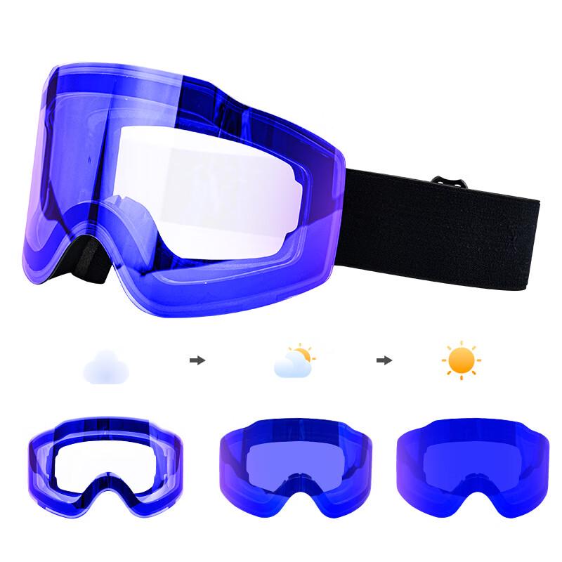 Magnetische doppelwandige Anti-Beschlag-Skibrille