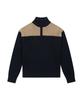 SPORTS ILLUSTRATED Block Half-Zip Knit (Navy)