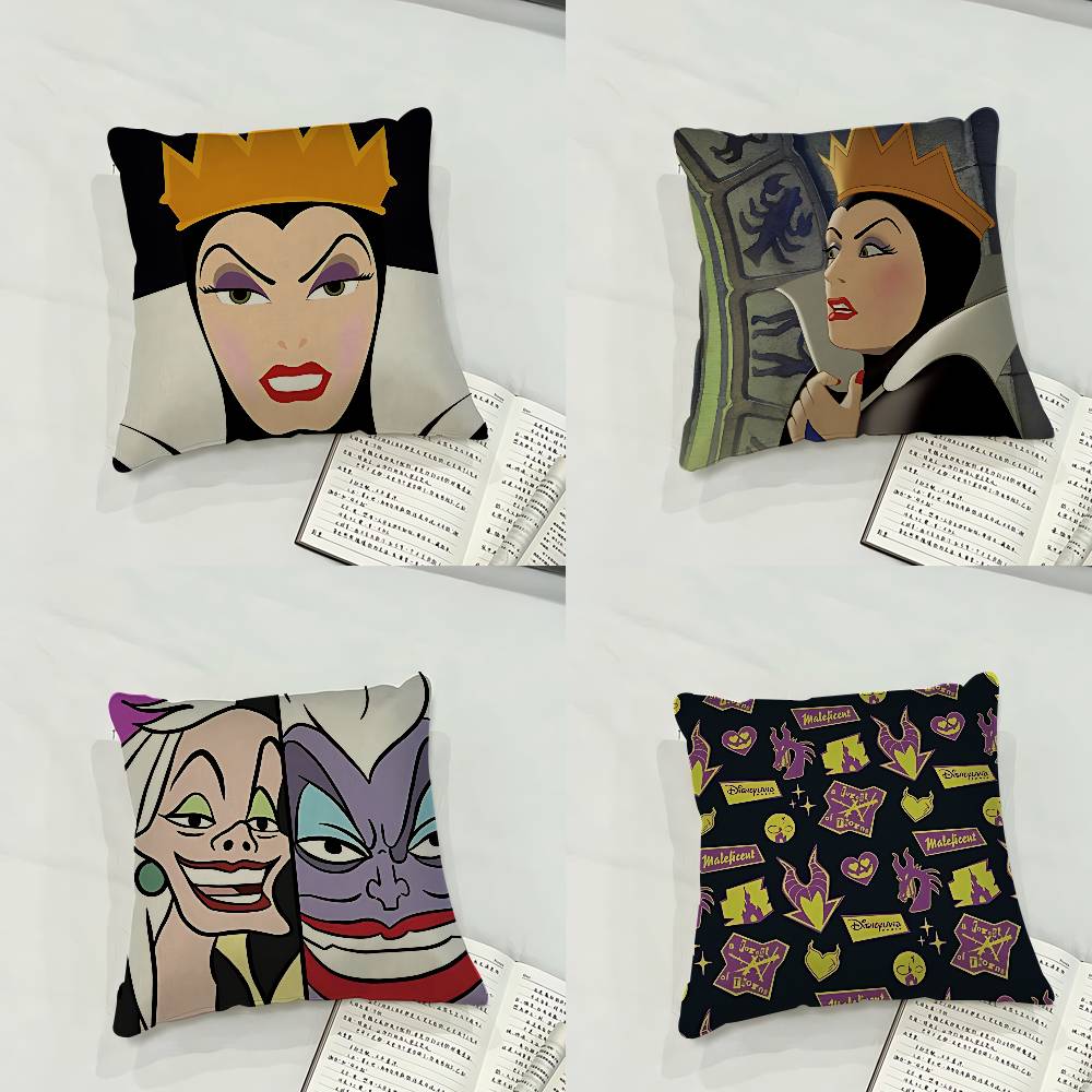 Q-villains-queens Case Plush Fabric Soft Pillowcase Double Sided Print Cushion Cover Household Gifts