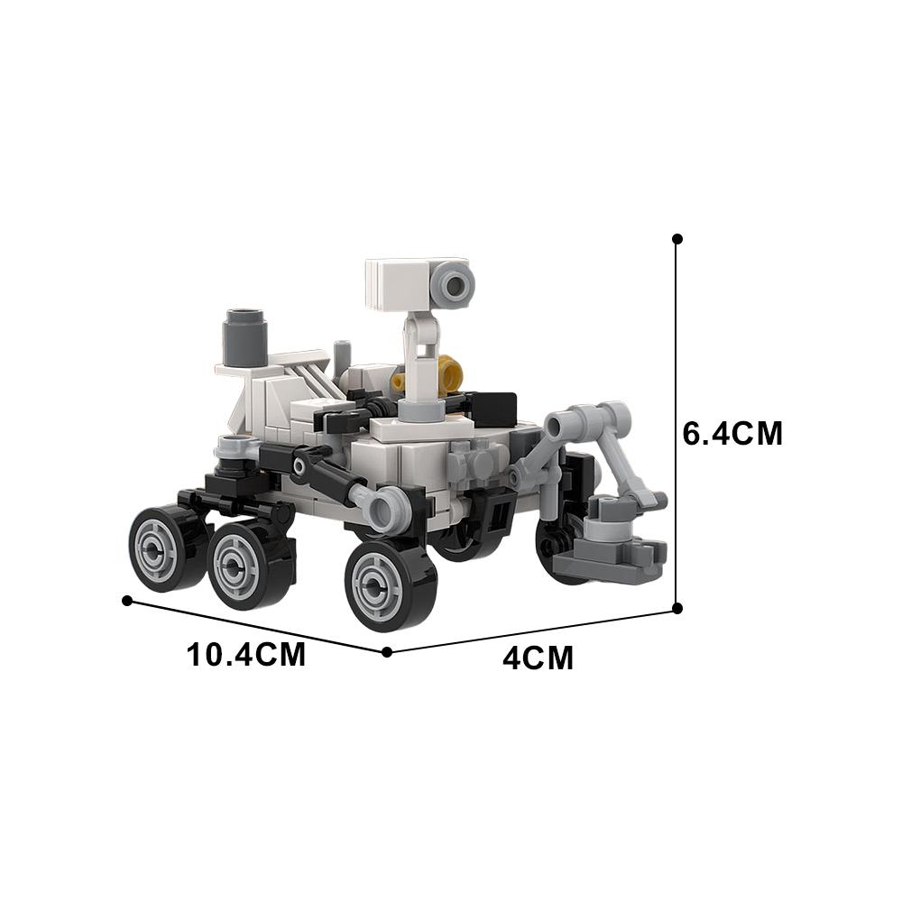 MOC Curiosity Rover Mars Exploration Rover Building Blocks Model Sets NASA Mars Exploration Rover Assemble Bricks Toys Kids Gift