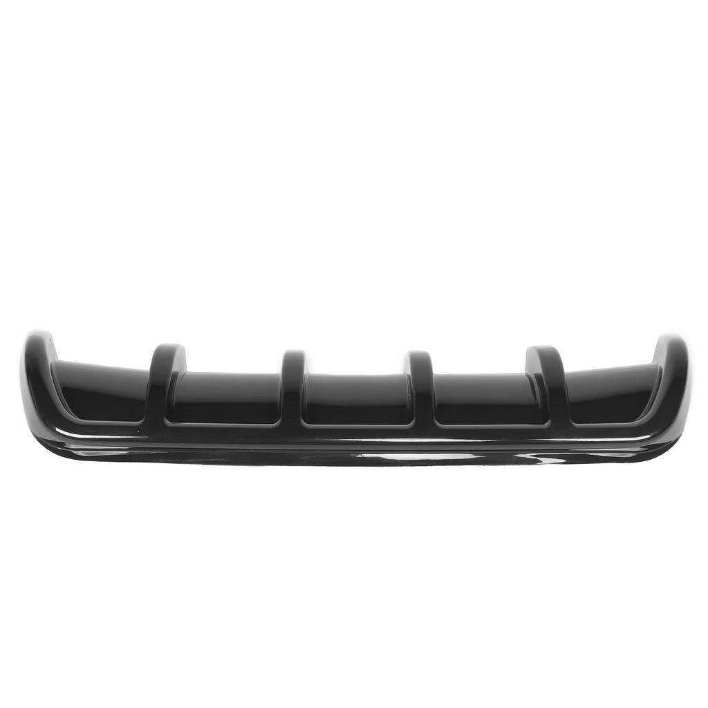 Universal Rear Spoiler Shark Fin Tail Insert Bumper Diffuser Lip Car Body ModifiedGlossy Black