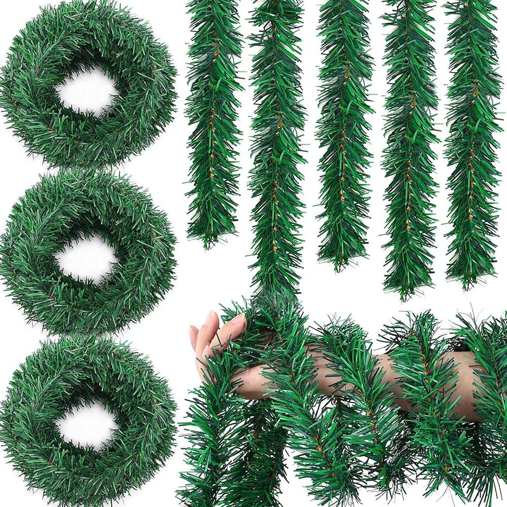 5Meter Artificial Ivy Leaf Wreath Plant Vine sale Home Wedding Christmas tree wreath Indoor Outdoor Garden Festival DIY Decor