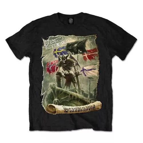 Metalcore Avenged Sevenfold Rockové Tričko Pánské Dámské 100% Bavlna Nadměrná Velikost Streetwear Letní Oversized Volné O-výstřih Unisex Trička