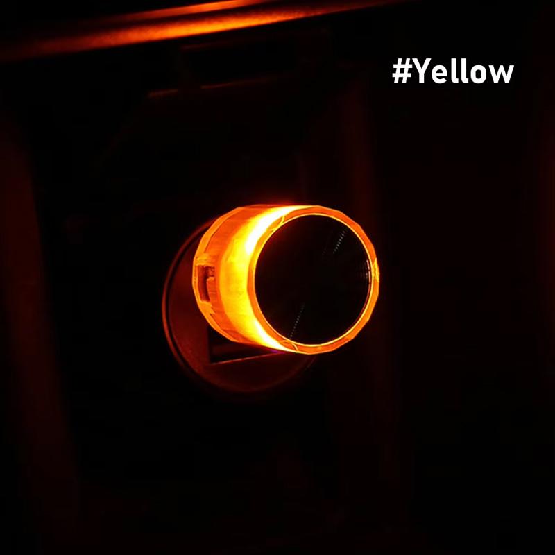 Mini USB Car Ambient Light Colorful Flash LED Portable Atmosphere Lamp Party Flash Auto Interior Decorative Lighting Plug Play