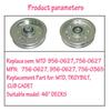1pcs Single-slot White Zinc Pulley Lawn Mower Pulley With 46" Decks for MTD 956-0627 756-0627 756-0365