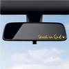 DXNQ 2PCS Trust In God Rearview Mirror decal,Car Vinyl Rearview Mirror Decorative Sticker,Waterproof Believe In God Sticker,Suitable for Cars,