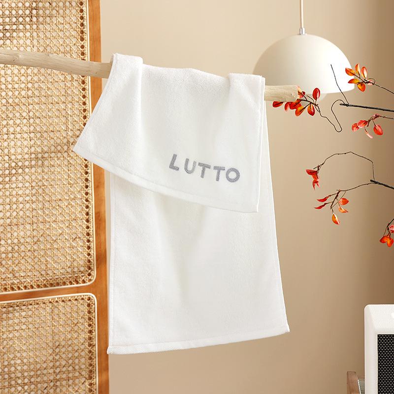 Class A Luxurious Thick Pure Cotton Absorbent Adult Face Towel - Gift & Group Purchase 34*74 cm бежевый