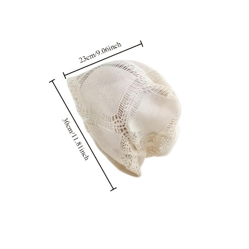 Women'S Large Headband - Casual Fluffy Hat, Lightweight Japanese Artistic Cold-Proof Hat, Suitable For Spring And Summer, Facial Beauty