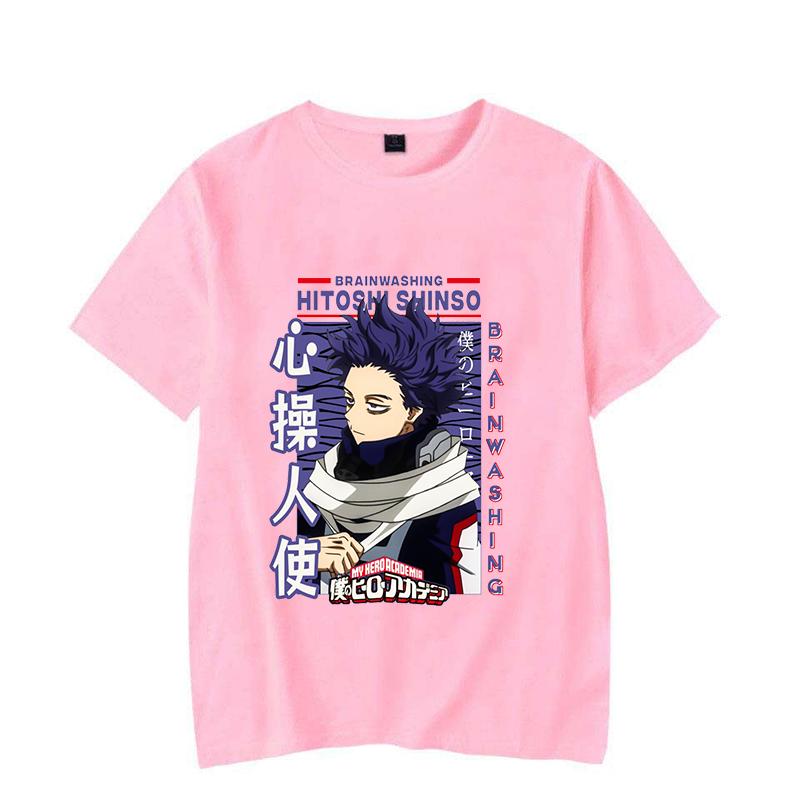 Nové tričko Anime Shinso Hitoshi Potisk Tričko Unisex Letní Ležérní O-výstřih Dámské Oblečení Krátký Rukáv
