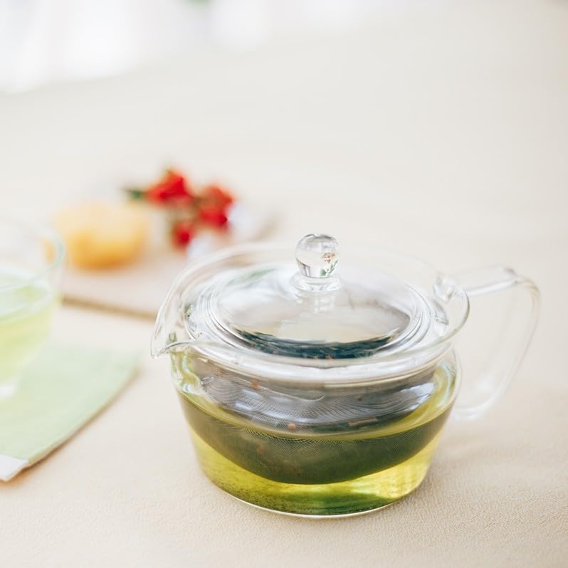 HARIO [Chacha Zen Kyusu] Enjoy Japanese tea in style with this heat-resistant glass kyusu. Gift wrapping available. Model number: CHZ-30T