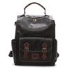 FANDARE Rucsac de Afaceri Retro din Piele A4 Mare Elegant Piele Sintetică Potrivit Solid Perfect pentru Job Negru Rucsac pentru Femei, Mărime, Rucsac, Stil, 3-Way