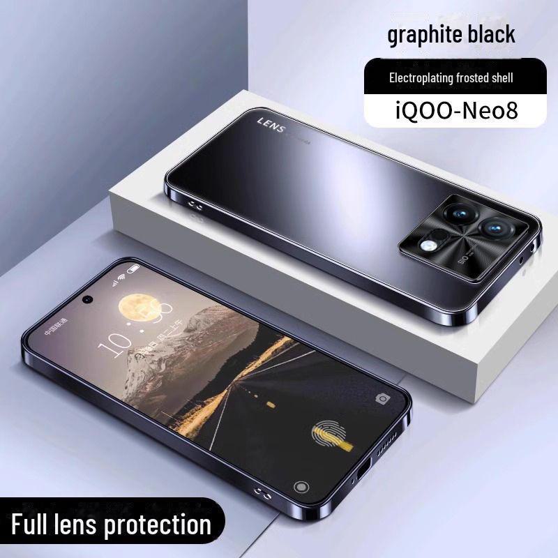 

Ультратонкий матовый деловой чехол для iQOO Neo8/9S Pro — гальваническое покрытие, комплексная защита iQOO Neo 8