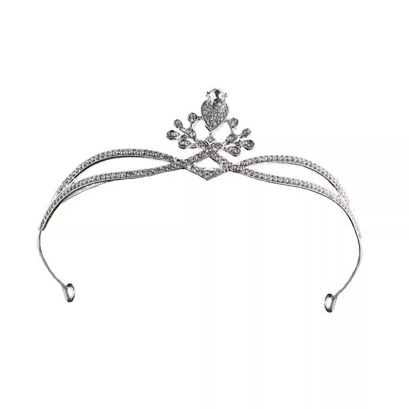Fairy New Bride Wedding Crown Tiara Wedding Dress Accessories Adult Ceremony Birthday Party Crown Sweet Style