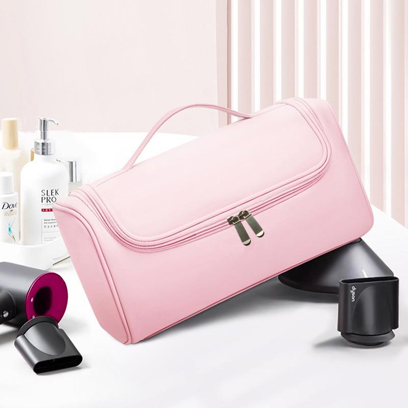 Hanging Storage Bag Extra Large Flip Top Handheld Bag Portable Travel Hair Dryer Organizer for Business Trip and Travel