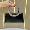 Elegant Pu Evening Clutch With Sparkling Rhinestones For Formal Events