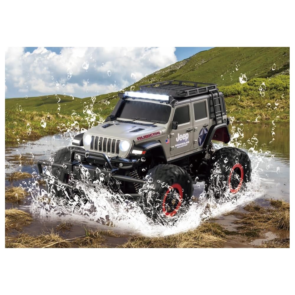 Jozen Wild Drive 1/18 Scale Remote Control Jeep Wrangler Rubicon JRVT144-LG
