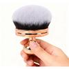 Self Tanner Applicator Brush with Extra Large Kabuki Head, Long Handle Body Makeup Brush for Legs and Back – Rose Gold Black Gray