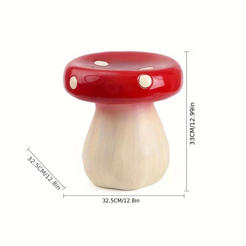 

32,99 см Красный в горошек Грибной табурет Напольный табурет - Изготовление из смолы. Подходит для прохода в гостиной, уличный походный табурет красный