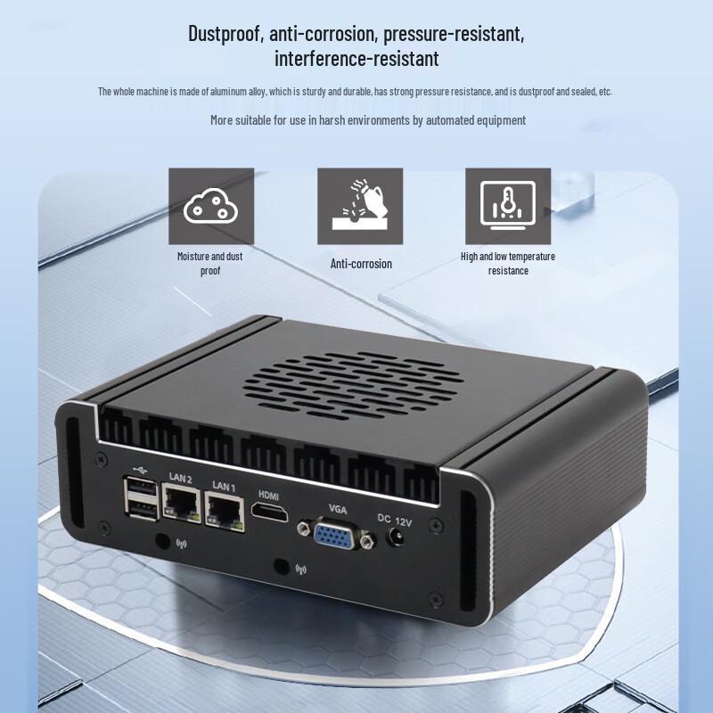 VINcanWO Mini Fanless Embedded Industrial PC (CN version)