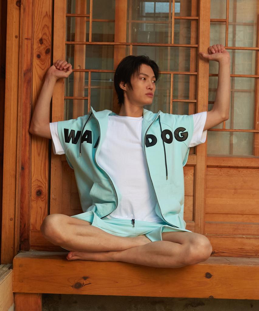 Wardog Peekaboo Sleeveless Zip-Up Hoodie Mint