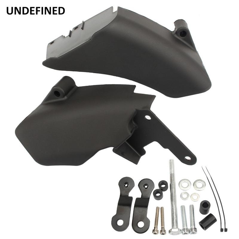 Motorcycle Air Heat Deflector Mid Frame Trim Saddle Heat Shield Cover for Harley Dyna 2006 Later Street Bob Wide Glide 2006-2017