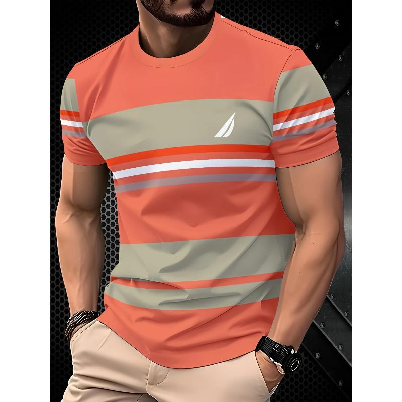 Herren Kurzarm Mode Einfache Oberteile Locker Vielseitige T-Shirts Herren