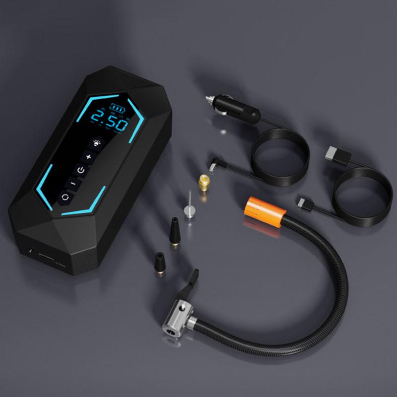 SEAMETAL Wireless Tire inflator Air Injector For Vehicle 12V 150PSI Car Automatic Air Filler Bicycle Portable Electric Pump Compressor