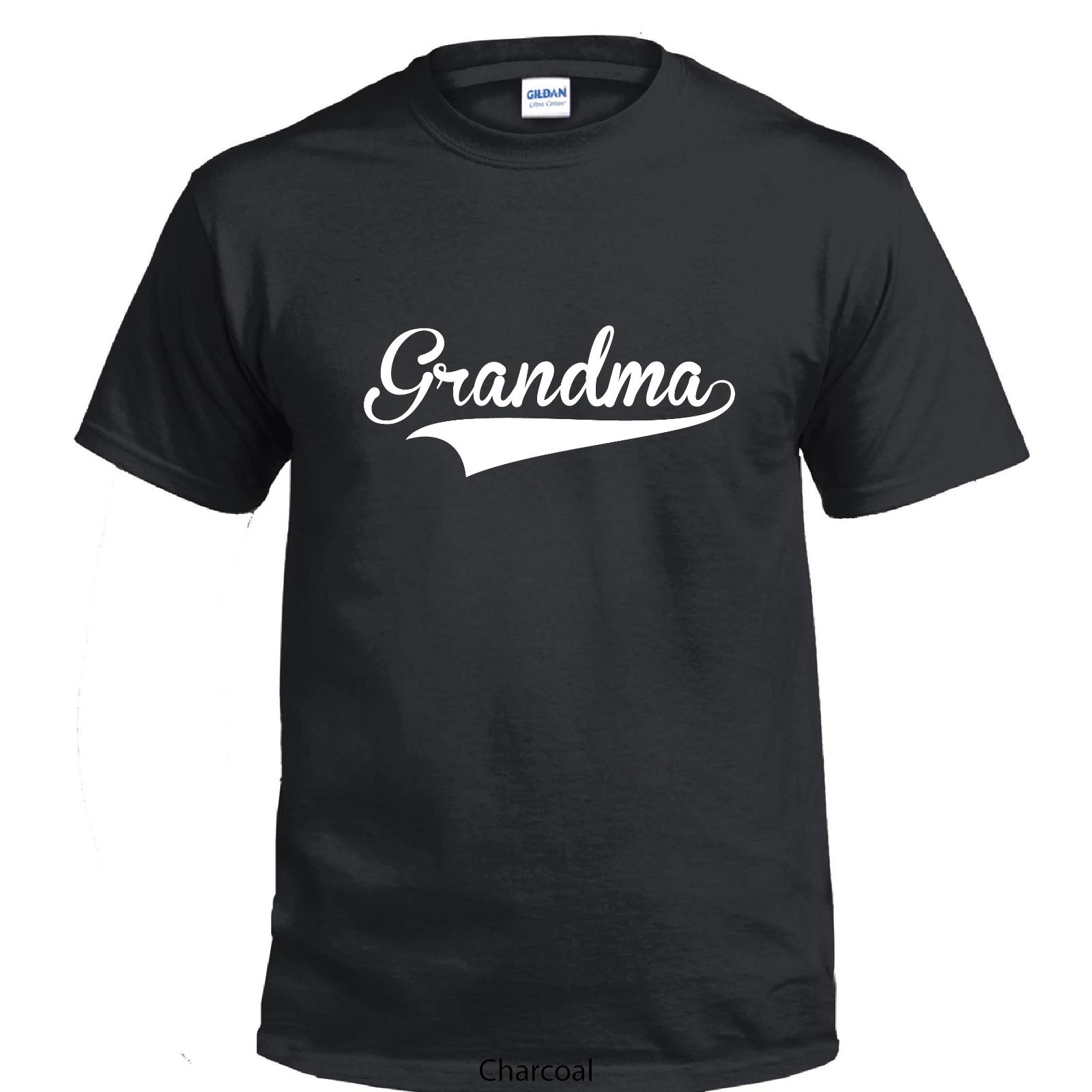 

Grandma Grandparent Mothers Day Tee Gift Baseball Jersey Cotton T-Shirt For Her M