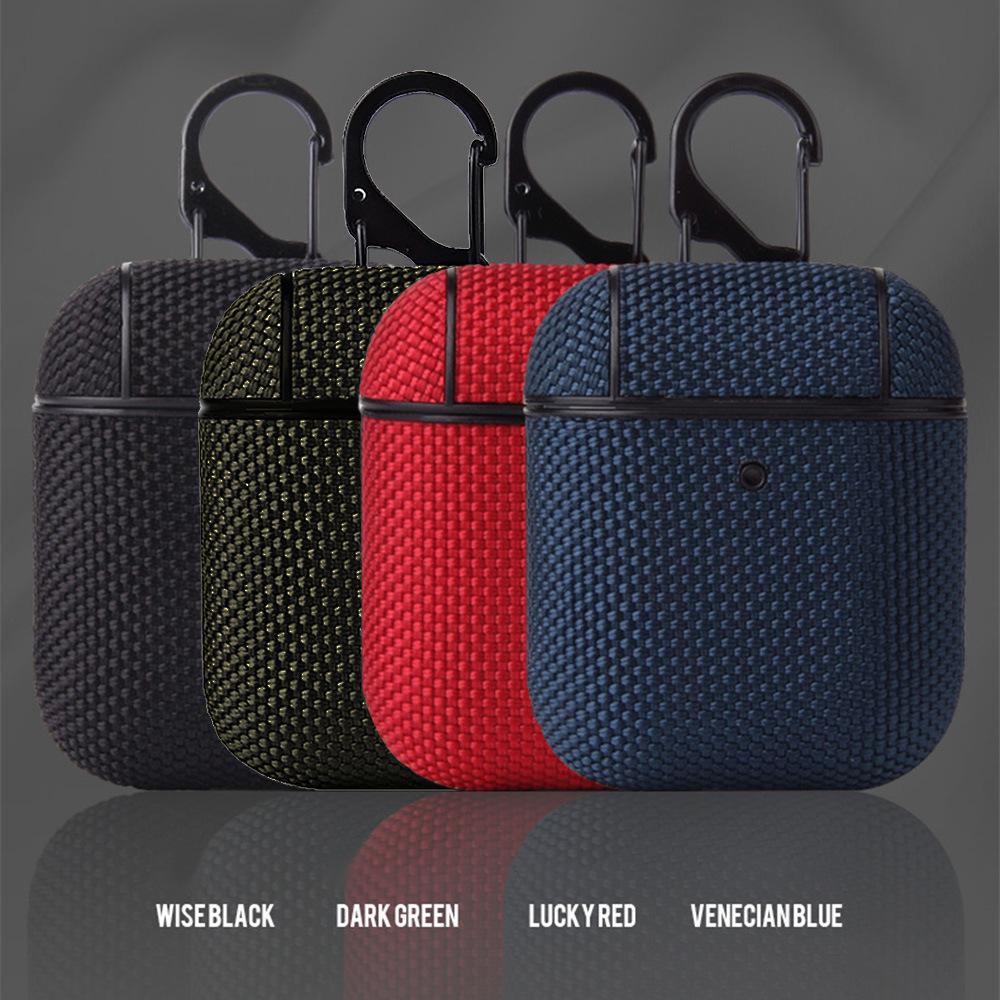 Nylon Wasserdichte Gewebetasche für AirPods Pro 2 & Apple 1/2/3 Bluetooth-Headsets