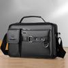 Shoulder Bag Adjustable Strap Waterproof Solid Color Lightweight Large Capacity Crossbody Bag for Business