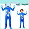 Neues Halloween Cosplay Kostüm für Kinder in Banban Garten Blau Cartoon Stil