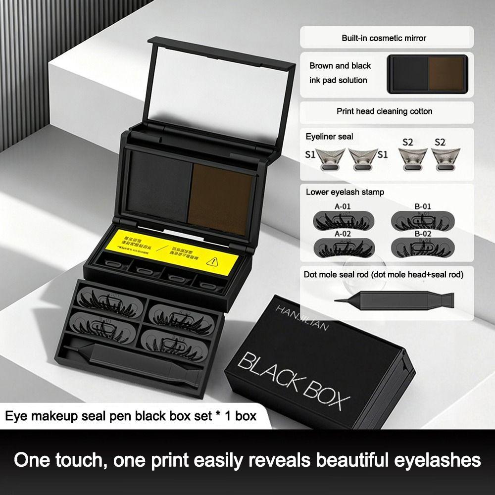 Set di Pennelli Stamping per Trucco Occhi Resistenti alle Macchie Strumenti Impermeabili per Trucco Occhi Per Principianti del Trucco