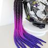 Motorcycle Helmet Dreadlocks Helmet Dreadlocks Ponytail Braid Motocross Bicycle Motorbike Helmet Decoration 55cm With Sucker