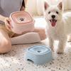 Cat Water Bowl Pet with Floating Disk, No Spill Dispenser Food Grade Plastic for Dogs Cats, Splash Proof Slow Drink Feeder Detachable Container