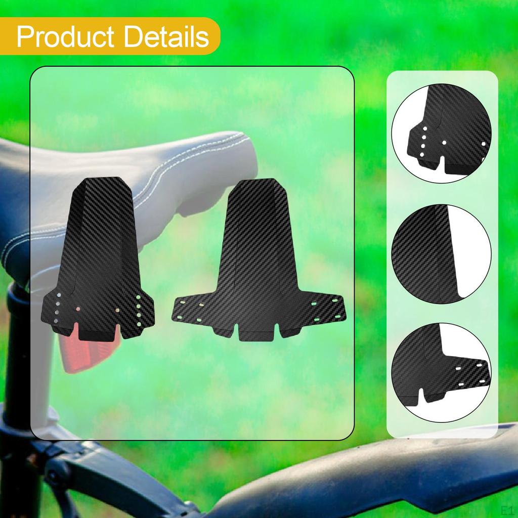 2 Fenders, Front And Rear, Foldable, for Mountain Biking, Parks Outdoor Trails.