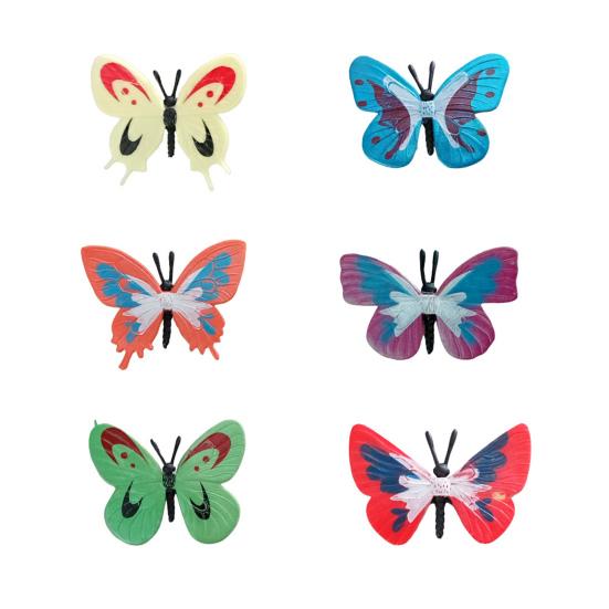 6Pcs 3D Colorful Butterfly Refrigerator Magnet DIY Home Office Kitchen Locker Fridge