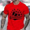 Tricouri pentru bărbați Tricou de baseball personalizat Tricouri personalizate Personalizate Nume echipă de baseball Tricou personalizat Îmbrăcăminte unisex pentru ziua meciului