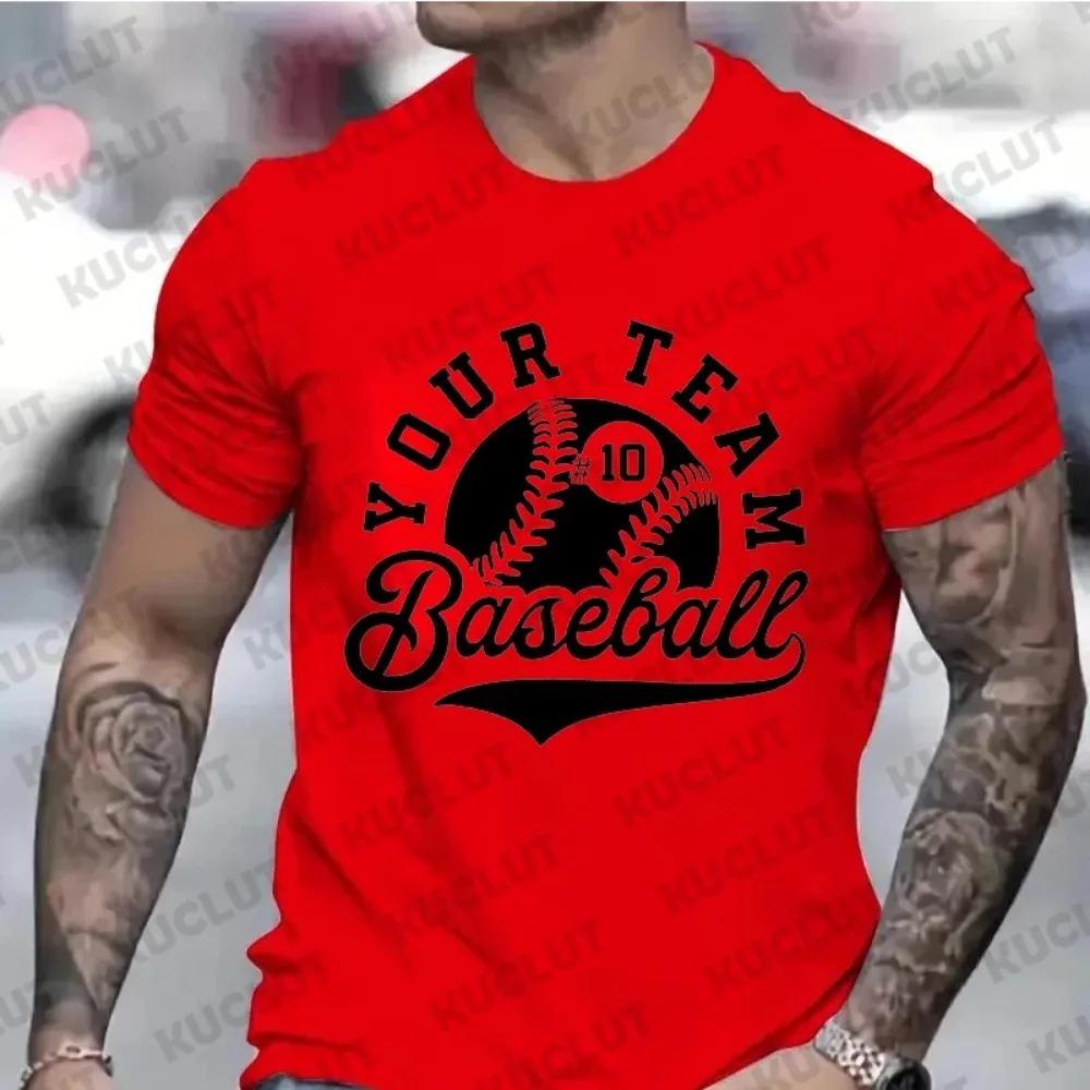 Tricouri pentru bărbați Tricou de baseball personalizat Tricouri personalizate Personalizate Nume echipă de baseball Tricou personalizat Îmbrăcăminte unisex pentru ziua meciului