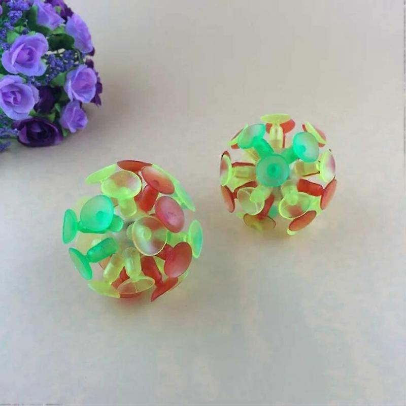 12PCS Suction Cup Ball Toy Parent-Child Interaction Sucker Ball Kids Plaything Party Toy for Children Kids